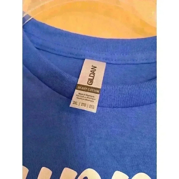 Support Colon Cancer Tee Shirt Royal Blue 2XL Gildan Heavy Cotton Unisex - Picture 4 of 5